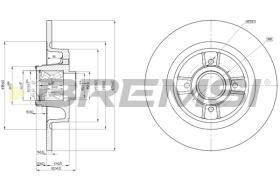 Bremsi CD7656S - DISCO DE FRENO | BRAKE DISCS