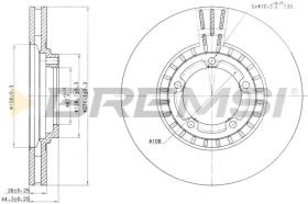 Bremsi CD7658V - DISCO DE FRENO | BRAKE DISCS