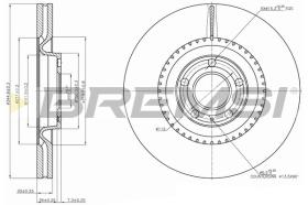 Bremsi CD7661V - DISCO DE FRENO | BRAKE DISCS