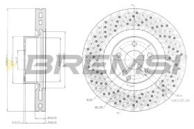 Bremsi CD7662V - DISCO DE FRENO | BRAKE DISCS