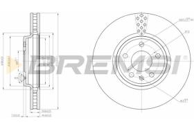 Bremsi CD7664V - DISCO DE FRENO | BRAKE DISCS