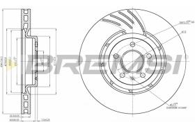 Bremsi CD7665V - DISCO DE FRENO | BRAKE DISCS