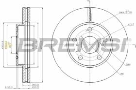 Bremsi CD7668V - DISCO DE FRENO | BRAKE DISCS