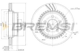 Bremsi CD7672V - DISCO DE FRENO | BRAKE DISCS