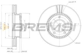 Bremsi CD7673V - DISCO DE FRENO | BRAKE DISCS