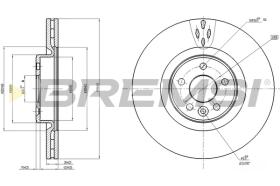 Bremsi CD7680V - DISCO DE FRENO | BRAKE DISCS