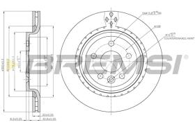 Bremsi CD7681V - DISCO DE FRENO | BRAKE DISCS