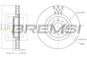 Bremsi CD7682V - DISCO DE FRENO | BRAKE DISCS