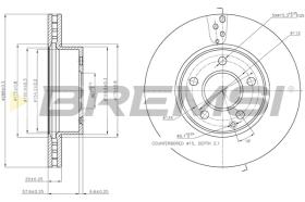 Bremsi CD7688V - DISCO DE FRENO | BRAKE DISCS