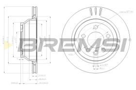 Bremsi CD7698V - DISCO DE FRENO | BRAKE DISCS