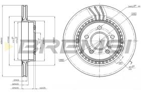Bremsi CD7700V - DISCO DE FRENO | BRAKE DISCS