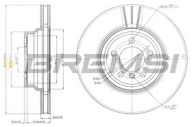 Bremsi CD7701V - DISCO DE FRENO | BRAKE DISCS
