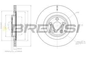 Bremsi CD7703V - DISCO DE FRENO | BRAKE DISCS