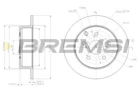 Bremsi CD7704S - DISCO DE FRENO | BRAKE DISCS