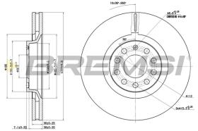 Bremsi CD7705V - DISCO DE FRENO | BRAKE DISCS