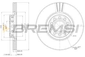 Bremsi CD7707V - DISCO DE FRENO | BRAKE DISCS