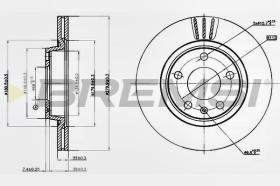 Bremsi CD7708V - DISCO DE FRENO | BRAKE DISCS