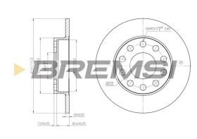 Bremsi CD7709S - DISCO DE FRENO | BRAKE DISCS