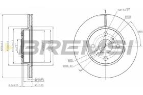 Bremsi CD7710V - DISCO DE FRENO | BRAKE DISCS