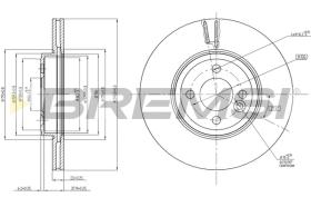 Bremsi CD7711V - DISCO DE FRENO | BRAKE DISCS