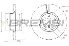 Bremsi CD7713V - DISCO DE FRENO | BRAKE DISCS