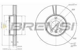 Bremsi CD7714V - DISCO DE FRENO | BRAKE DISCS