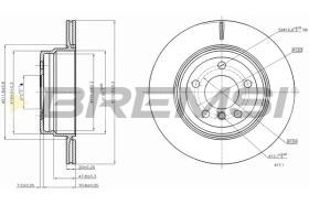Bremsi CD7715V - DISCO DE FRENO | BRAKE DISCS