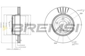 Bremsi CD7716V - DISCO DE FRENO | BRAKE DISCS