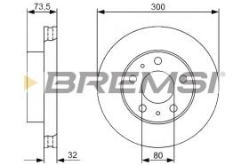 Bremsi CD7718V - DISCO DE FRENO | BRAKE DISCS