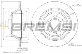 Bremsi CD7719S - DISCO DE FRENO | BRAKE DISCS