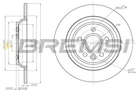 Bremsi CD7720S - DISCO DE FRENO | BRAKE DISCS