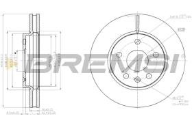 Bremsi CD7721V - DISCO DE FRENO | BRAKE DISCS