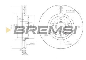 Bremsi CD7722V - DISCO DE FRENO | BRAKE DISCS