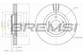 Bremsi CD7724V - DISCO DE FRENO | BRAKE DISCS