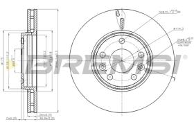 Bremsi CD7726V - DISCO DE FRENO | BRAKE DISCS