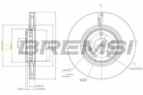Bremsi CD7727V - DISCO DE FRENO | BRAKE DISCS