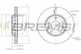 Bremsi CD7728V - DISCO DE FRENO | BRAKE DISCS