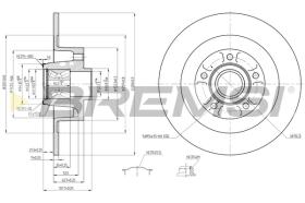 Bremsi CD7729S - DISCO DE FRENO | BRAKE DISCS