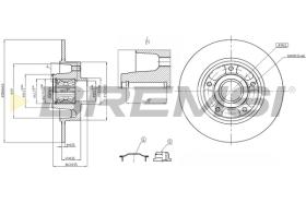 Bremsi CD7732S - DISCO DE FRENO | BRAKE DISCS