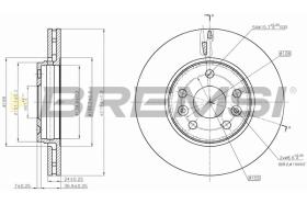 Bremsi CD7733V - DISCO DE FRENO | BRAKE DISCS