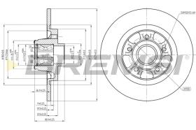Bremsi CD7734S - DISCO DE FRENO | BRAKE DISCS