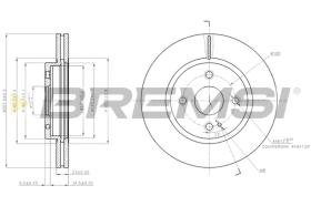 Bremsi CD7738V - DISCO DE FRENO | BRAKE DISCS
