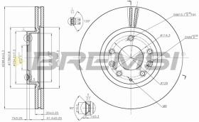 Bremsi CD7739V - DISCO DE FRENO | BRAKE DISCS
