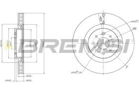 Bremsi CD7742V - DISCO DE FRENO | BRAKE DISCS