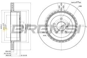 Bremsi CD7750V - DISCO DE FRENO | BRAKE DISCS