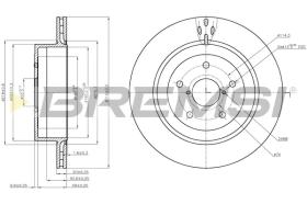 Bremsi CD7751V - DISCO DE FRENO | BRAKE DISCS