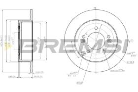 Bremsi CD7752S - DISCO DE FRENO | BRAKE DISCS