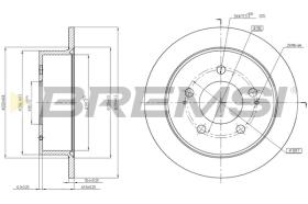 Bremsi CD7753S - DISCO DE FRENO | BRAKE DISCS