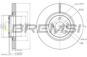 Bremsi CD7754V - DISCO DE FRENO | BRAKE DISCS