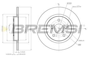 Bremsi CD7755S - DISCO DE FRENO | BRAKE DISCS